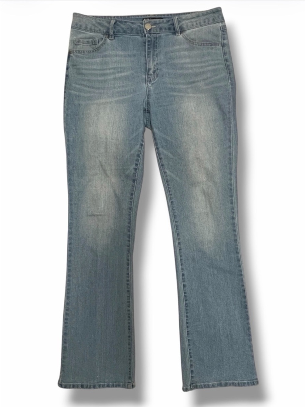d.jeans Bootcut Jeans Womens Size 12 Stretch Light Wash Mid Rise Denim
